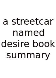 A Streetcar Named Desire Book Summary