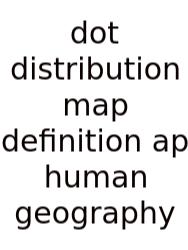 Dot Distribution Map Definition Ap Human Geography