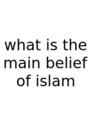 What Is The Main Belief Of Islam